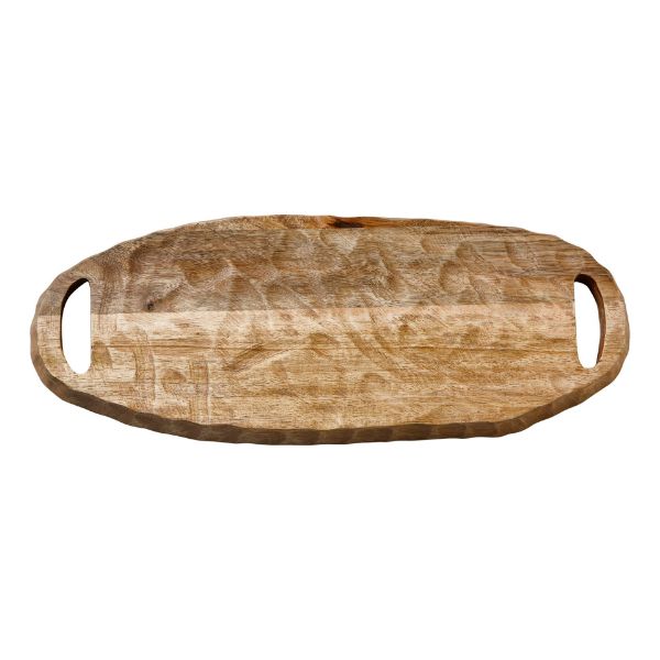 Picture of organic oval open handle board - natural