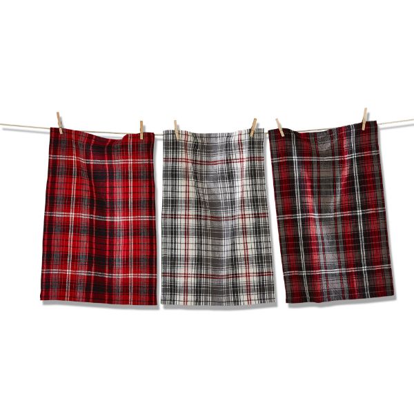 Picture of workshirt pld slub dishtowel set of 3 - multi