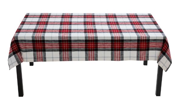 Picture of lodge plaid 60x108 tablecloth - multi