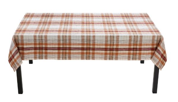 Picture of eva plaid 60x108 tablecloth - multi