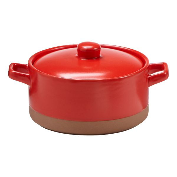 Picture of individual casserole baker - red