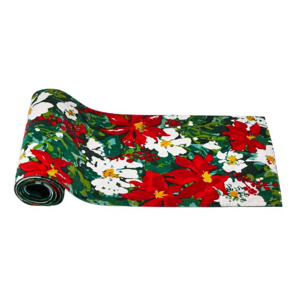 Picture of poinsettia runner - multi