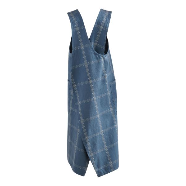 Picture of mirage woven pinafore apron - blue