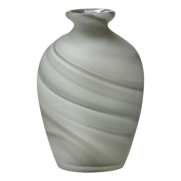 Picture of swirl vase tall - green, multi