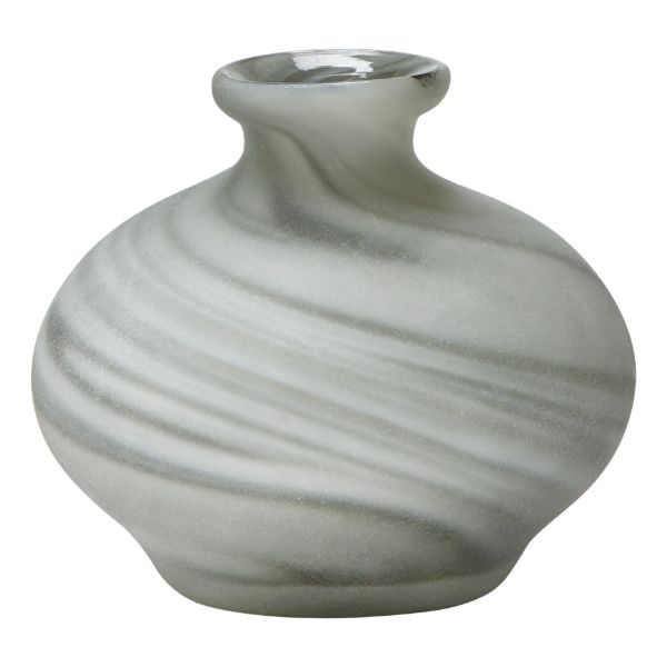 Picture of swirl vase short - green, multi