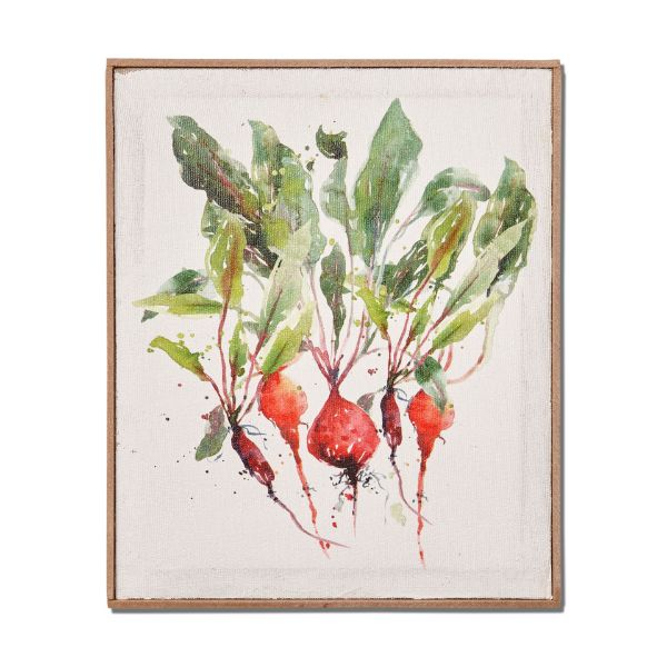 Picture of watercolor garden beets wall art - multi