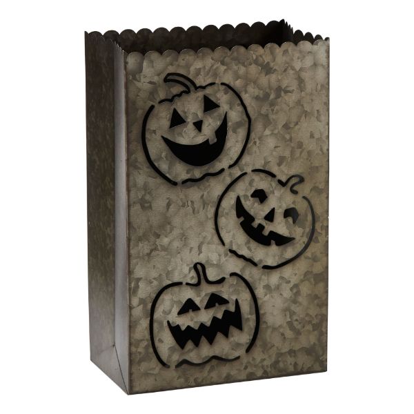 Picture of jack o lantern luminary - black