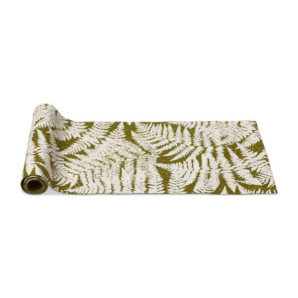 Picture of lush fern runner - green, multi