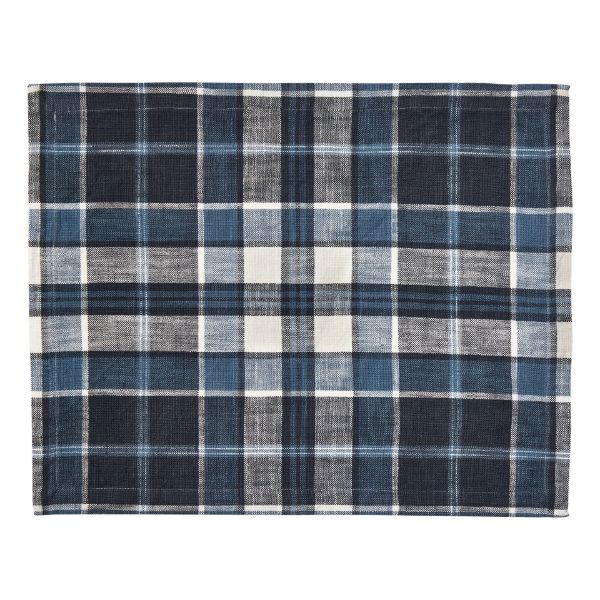 Picture of mirage plaid placemat - blue