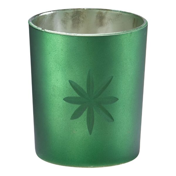 Picture of cosmo round tealight holder - green