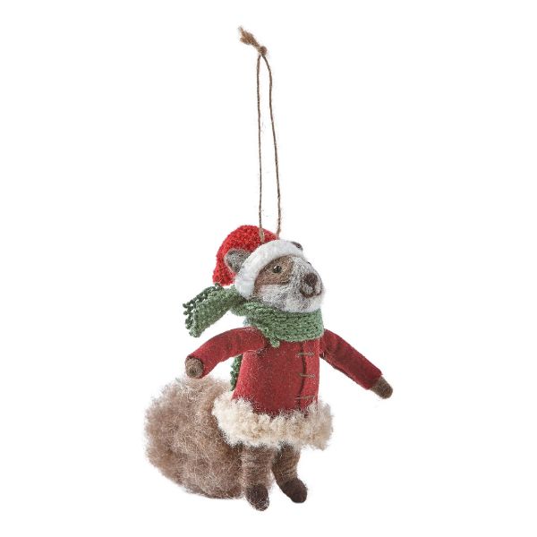 Picture of sweater squirrel ornament - multi