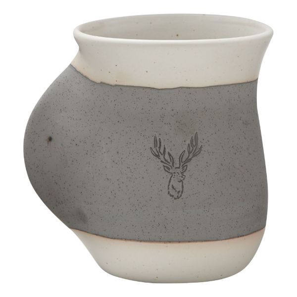 Picture of stag mulit-layer handwarmer mug - white, multi