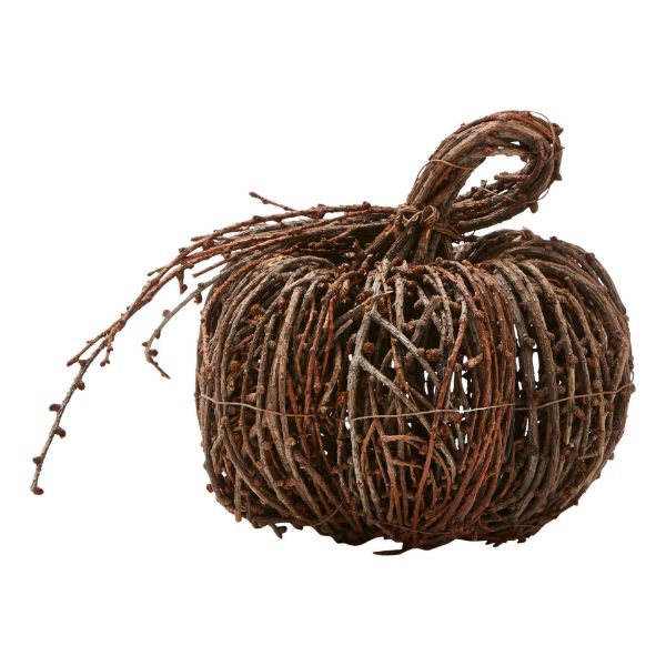 Picture of willow twist vine pumpkin small - natural