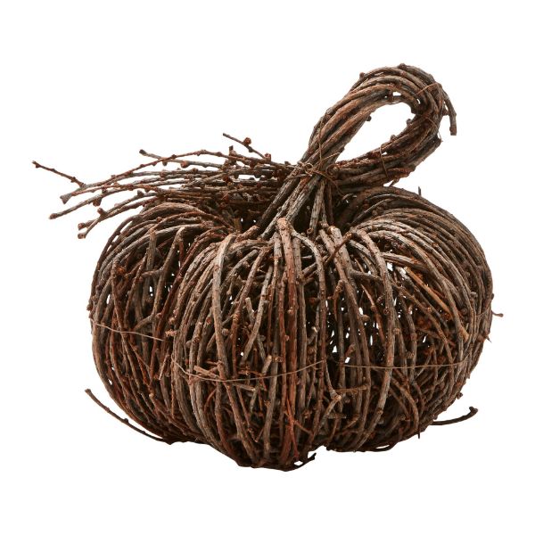 Picture of willow twist vine pumpkin medium - natural