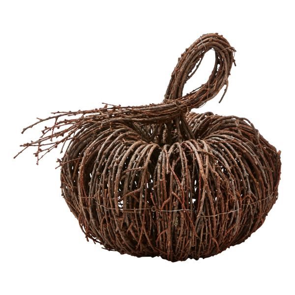 Picture of willow twist vine pumpkin large - natural