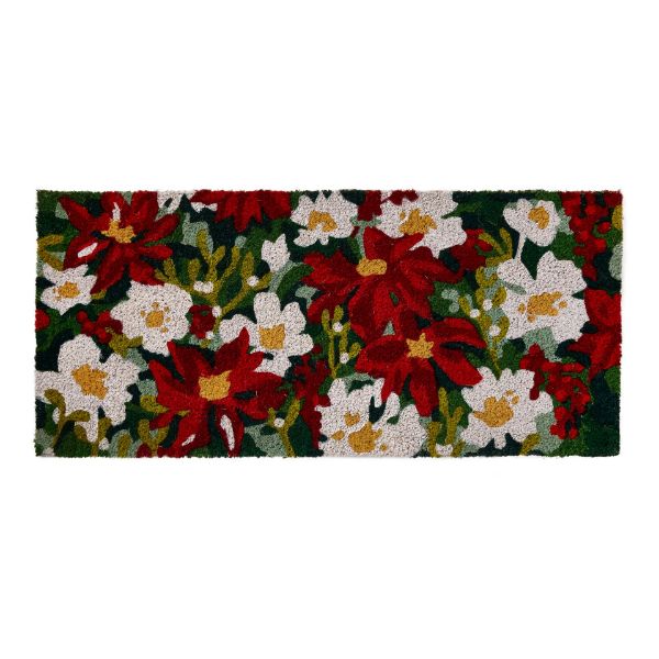 Picture of poinsettia estate coir mat - multi