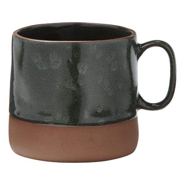 Picture of deep woods reactive glaze mug - dark green