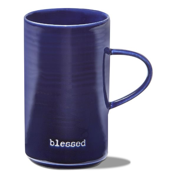 Picture of blessed tall mug - navy