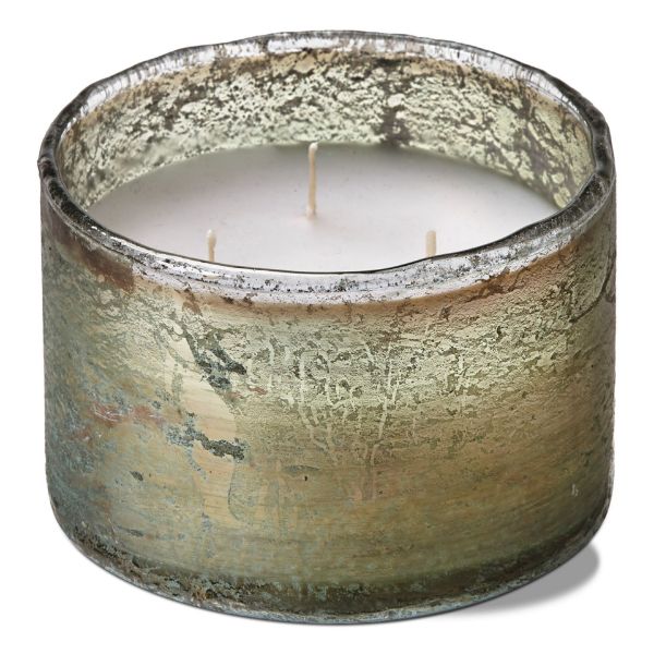 Picture of organic citro ocean candle short - light green