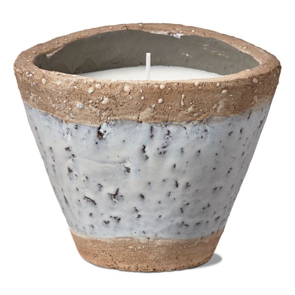 Picture of laguna rustic rim citro pot - white