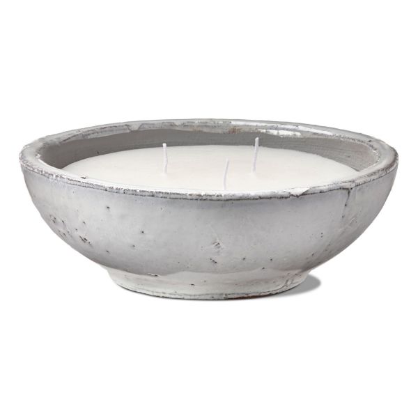 Picture of laguna citro candle bowl small - white