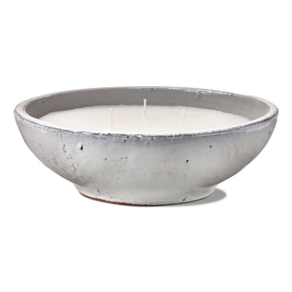 Picture of laguna citro candle bowl large - white