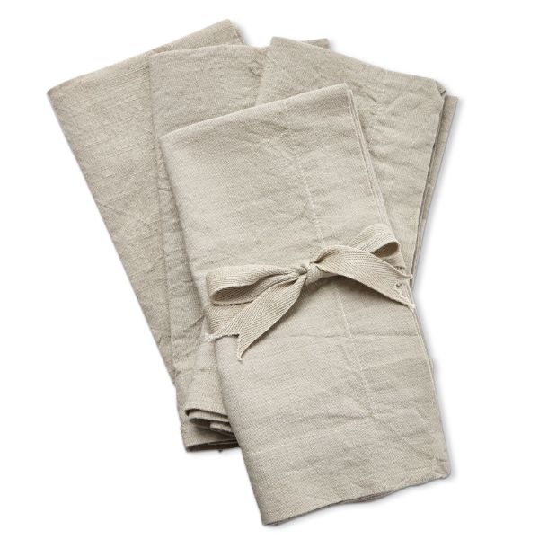 Picture of threads slub napkin set of 4 - sand