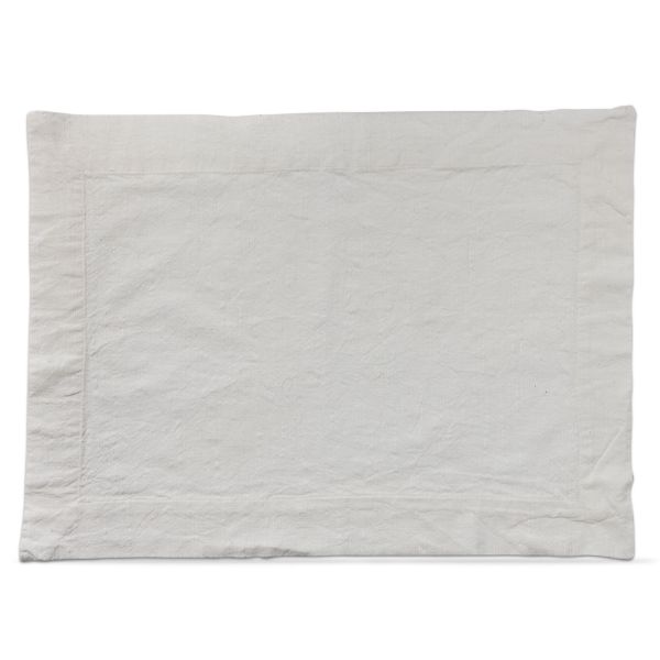 Picture of threads slub placemat - white