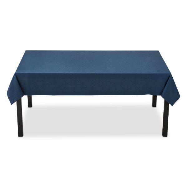 Picture of threads slub tablecloth - blue