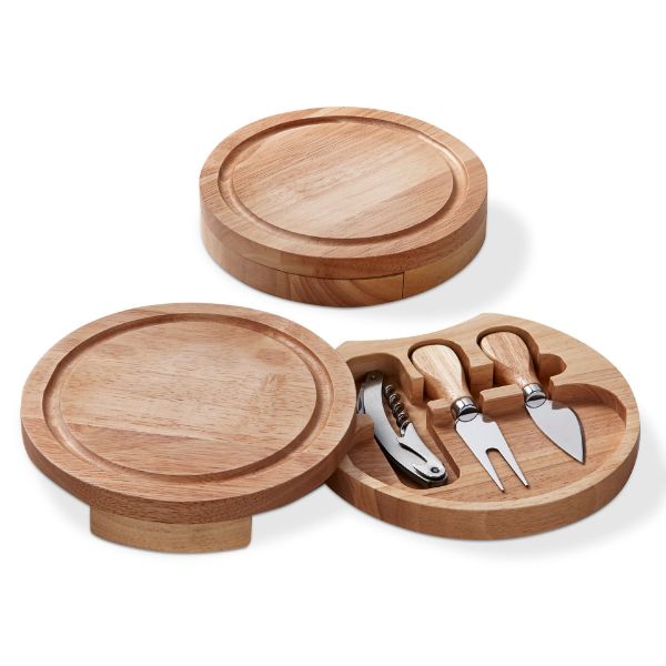 Picture of picnic cheese & wine set - natural