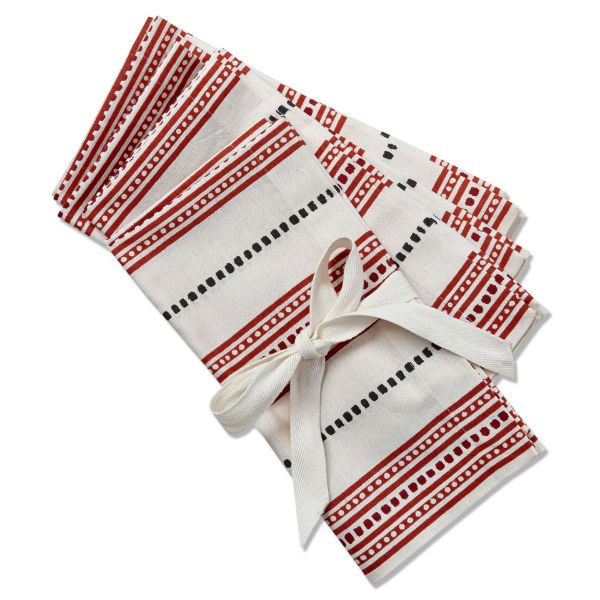 Picture of earth napkin set of 4 - multi