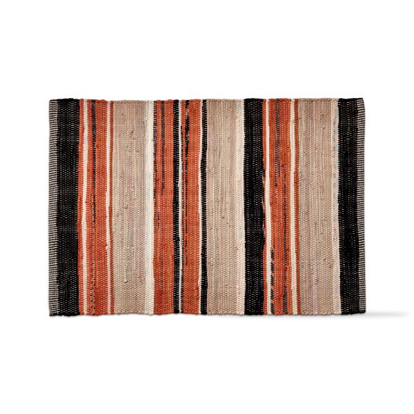 Picture of earth chindi stripe rug - multi