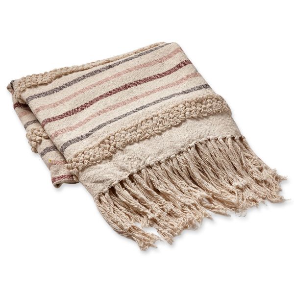 Picture of earth stripe throw - multi