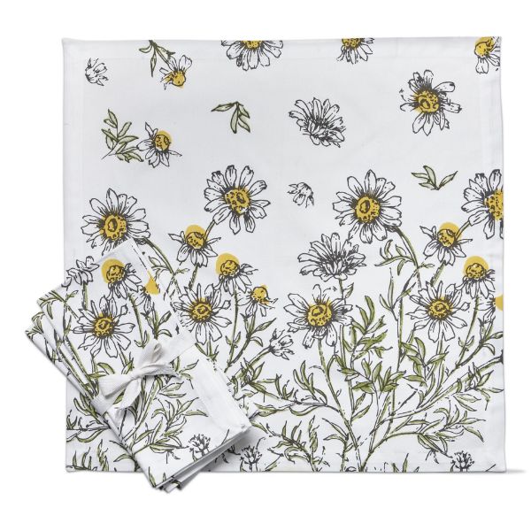 Picture of chamomile napkin set of 4 - multi