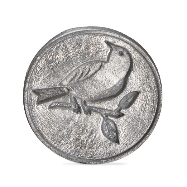 Picture of song bird cookie stamp - silver