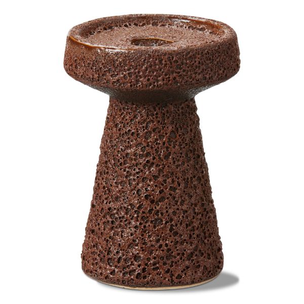 Picture of lava taper & pillar holder large - cinnamon