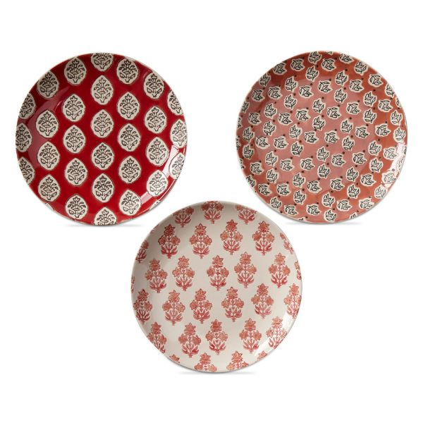 Picture of kimono appetizer plate assortment of 3 - multi