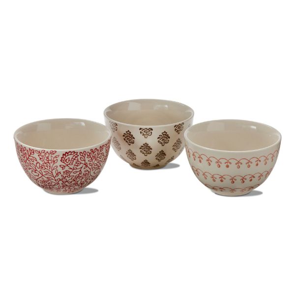 Picture of pardiso snack bowl assortment of 3 - multi