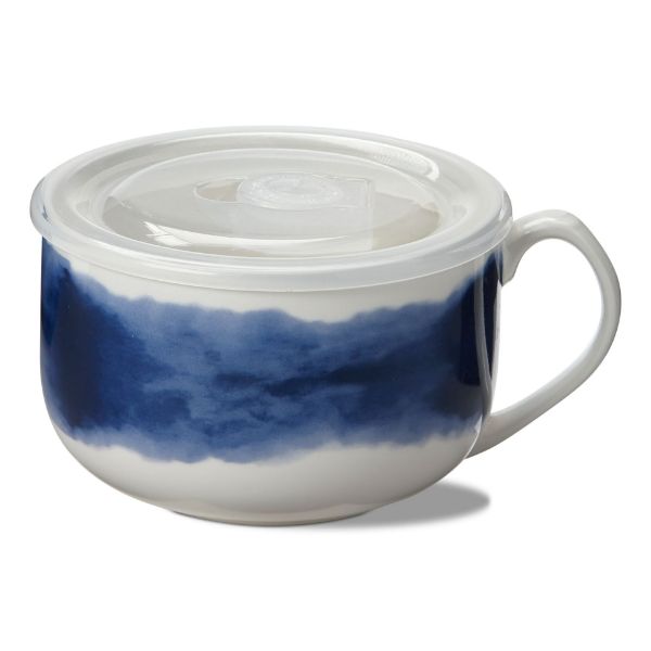 Picture of summerhouse stp soup mug w lid - blue, multi