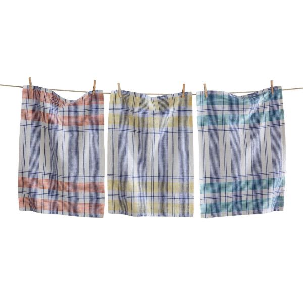 Picture of summer house bright plaid dt set of 3 - blue, multi