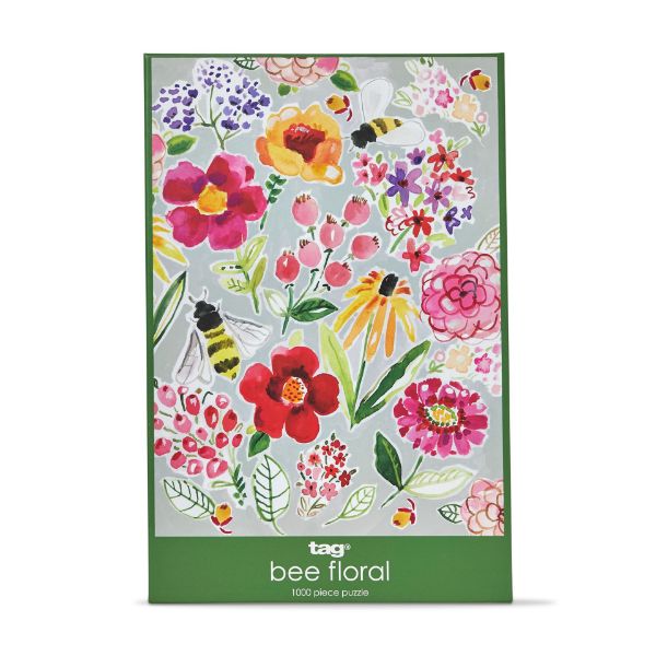 Picture of bee floral puzzle - multi