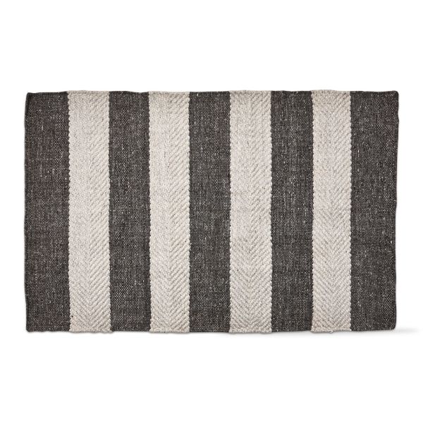 Picture of harvey stripe pet woven rug - blue, multi