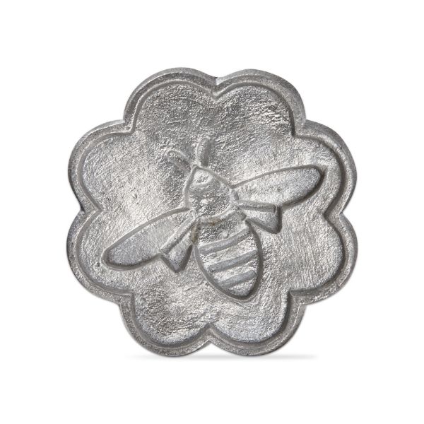 Picture of honey bee cookie stamp - silver