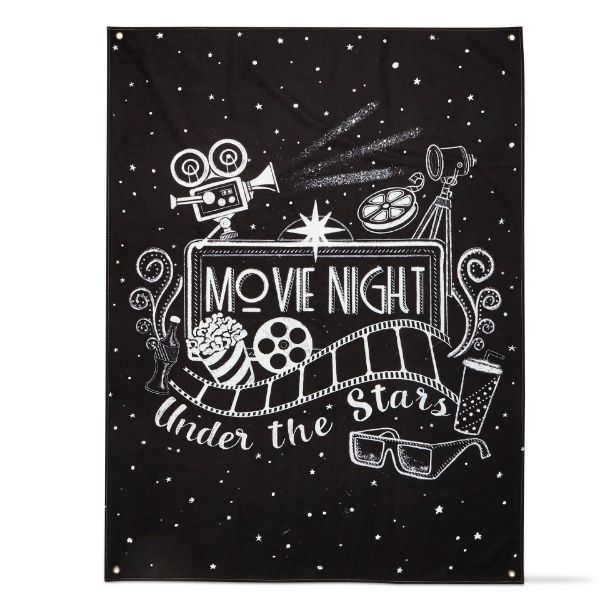 Picture of movie night wall art - black