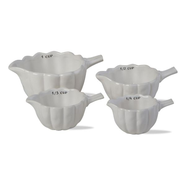 Picture of pumpkin measuring cup set - white