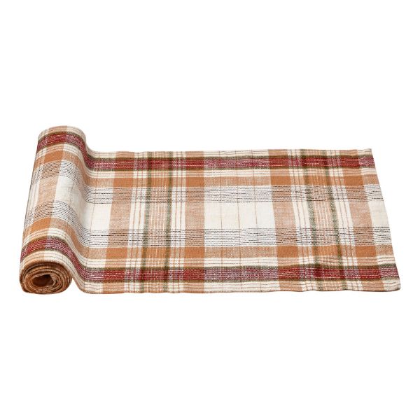 Picture of eva slub weave plaid runner - multi