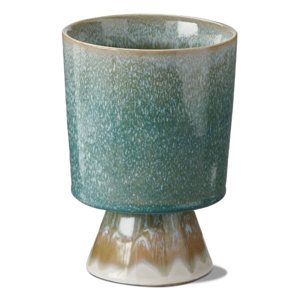 Picture of pedestal planter small - green, multi