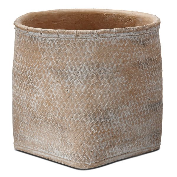 Picture of edo cement planter large - natural