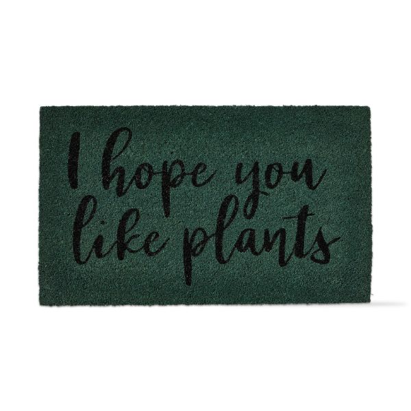 Picture of hope you like plants coir mat - green, multi