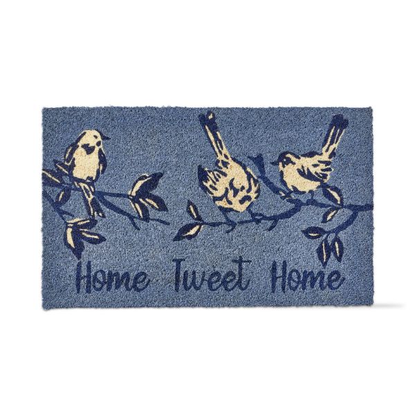 Picture of home tweet home coir mat - blue, multi